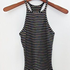 Striped lululemon workout tank